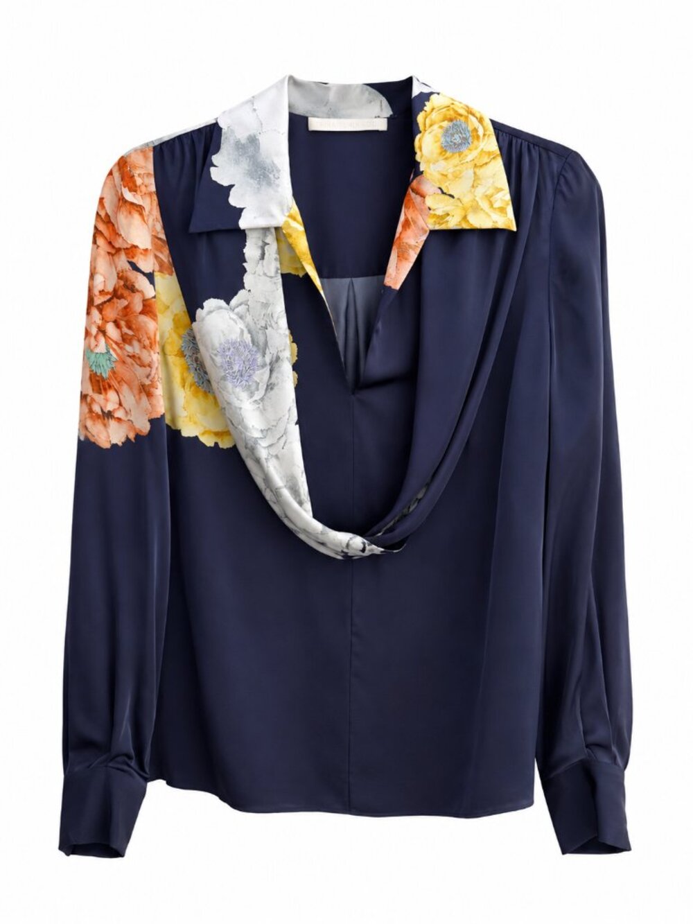 Jason Wu Collection Floral Print V-Neck Blouse Size 4